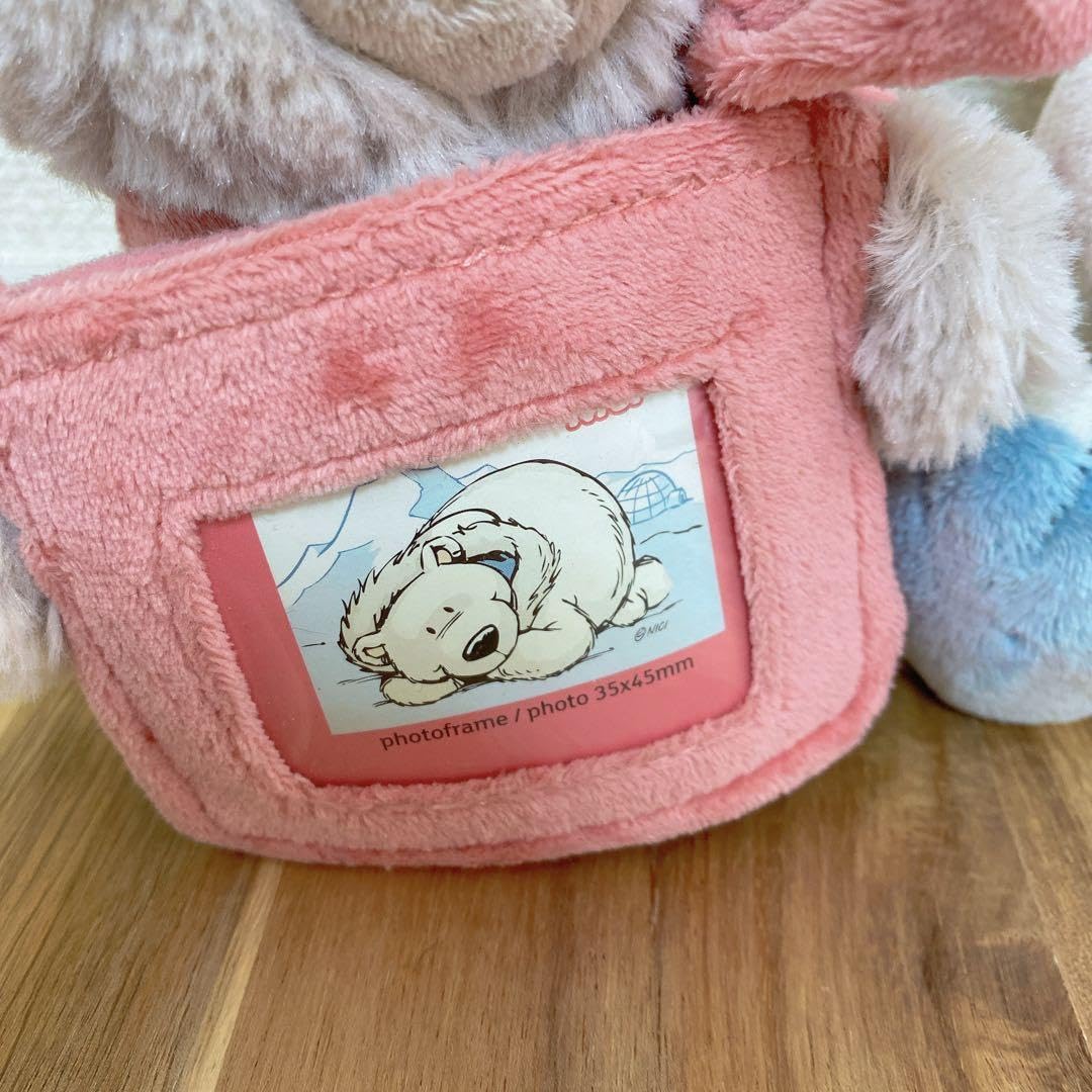 NICI フォトフレーム付き シロクマ アザラシ ぬいぐるみ セット Amazon.co.jp: NICI フォトフレーム ぬいぐるみ シロクマ