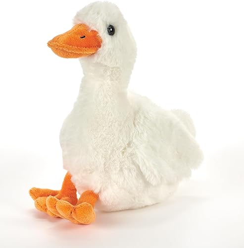 Miniatura 2 de The Petting Zoo Peluche de pato flexible, regalos para niños, animales salvajes de la vida silvestre, juguete de peluche de pato de 9 pulgadas