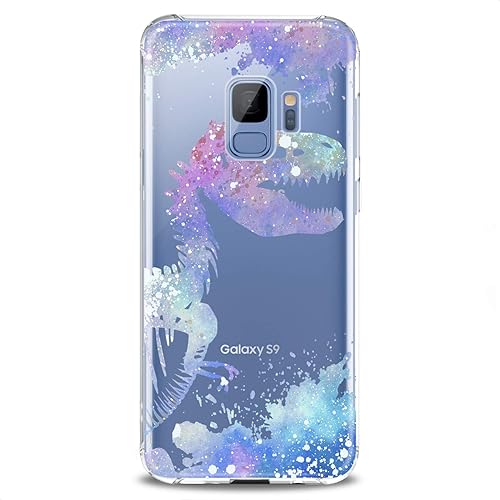 Miniatura 8 de Carcasa de TPU para Samsung Galaxy J8 J7 Max Cover J6 Plus J5 J4 J3 Pro J2, diseño de esqueleto, diseño de animales azules, color rosa y suave,