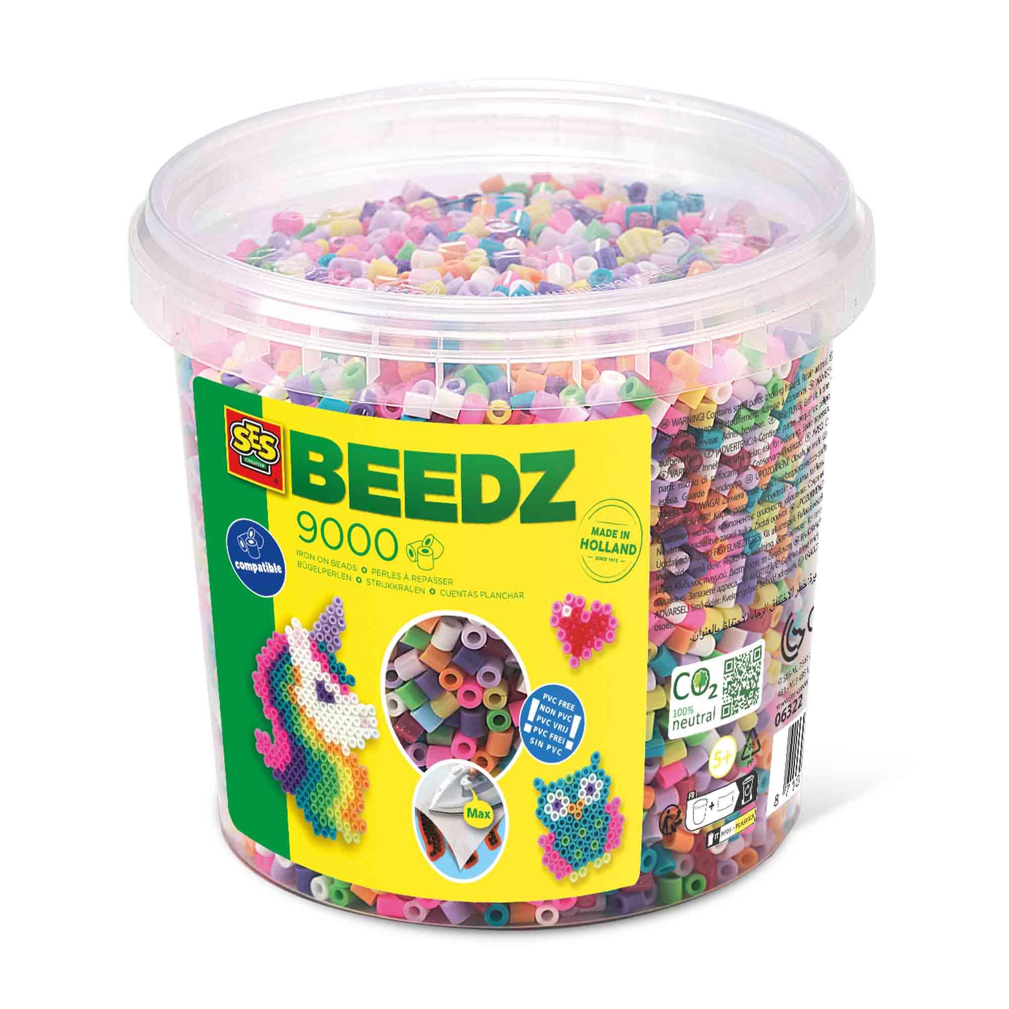 SES Creative 06322 Mix Iron on Beads 9000 Trendy