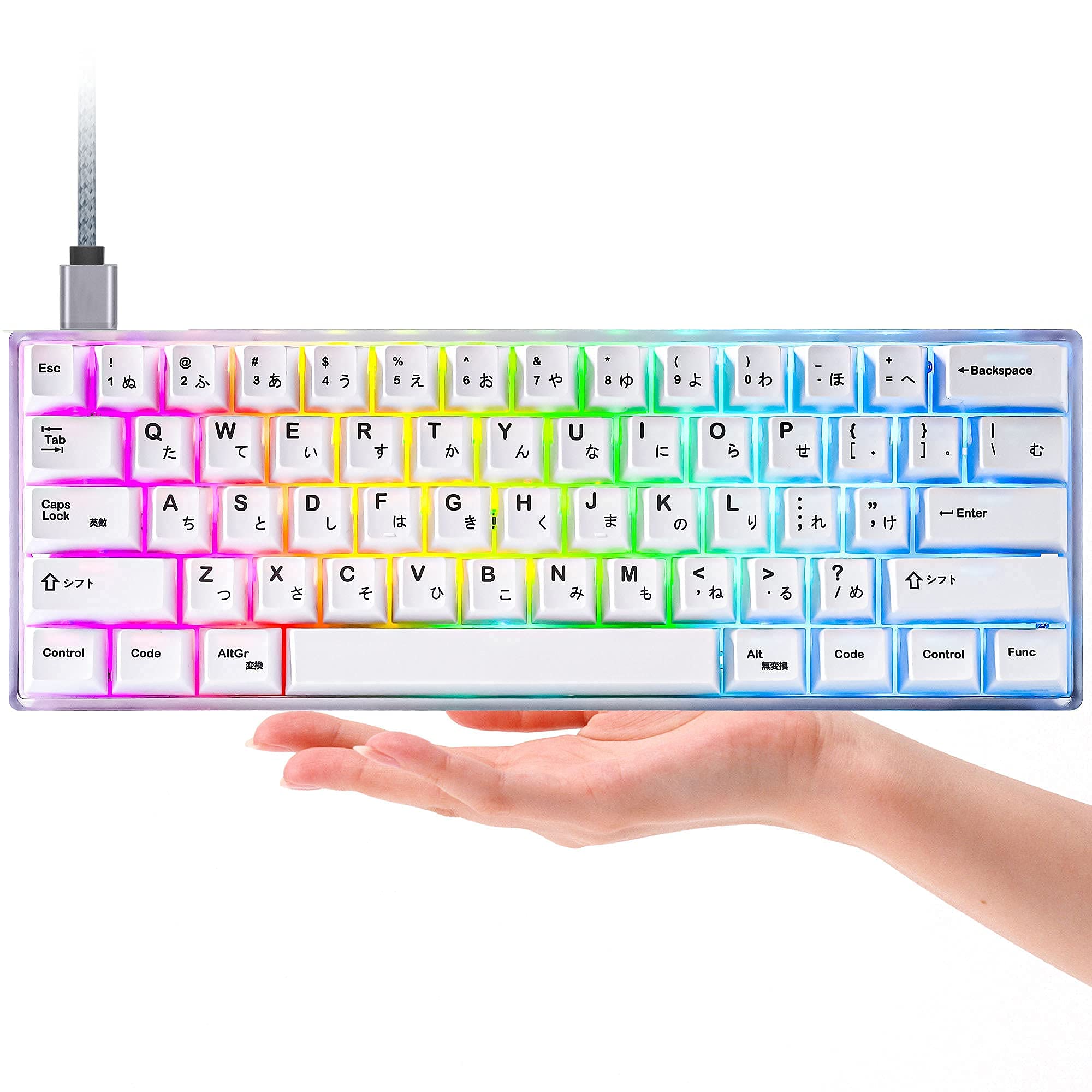 Buy GTSP GK61 Hot Swappable Mechanical Gaming Keyboard 60 Percent, SK61