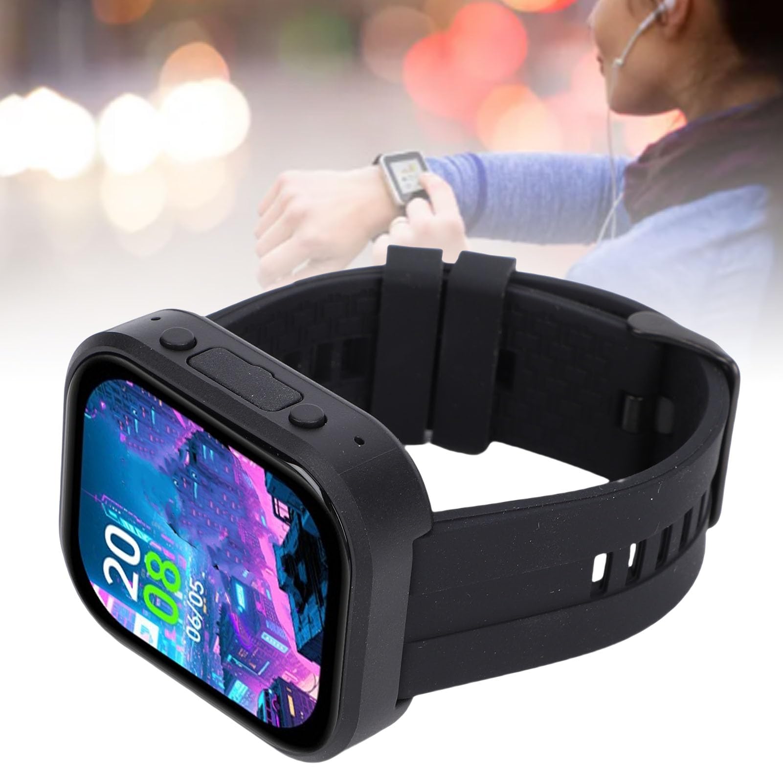 GOWENIC Touch Watch-Entwicklungsplatine für Prototyping 2,06 Zoll 32 Bit Dual Core mit Display, Geeignet für Technikbegeisterte