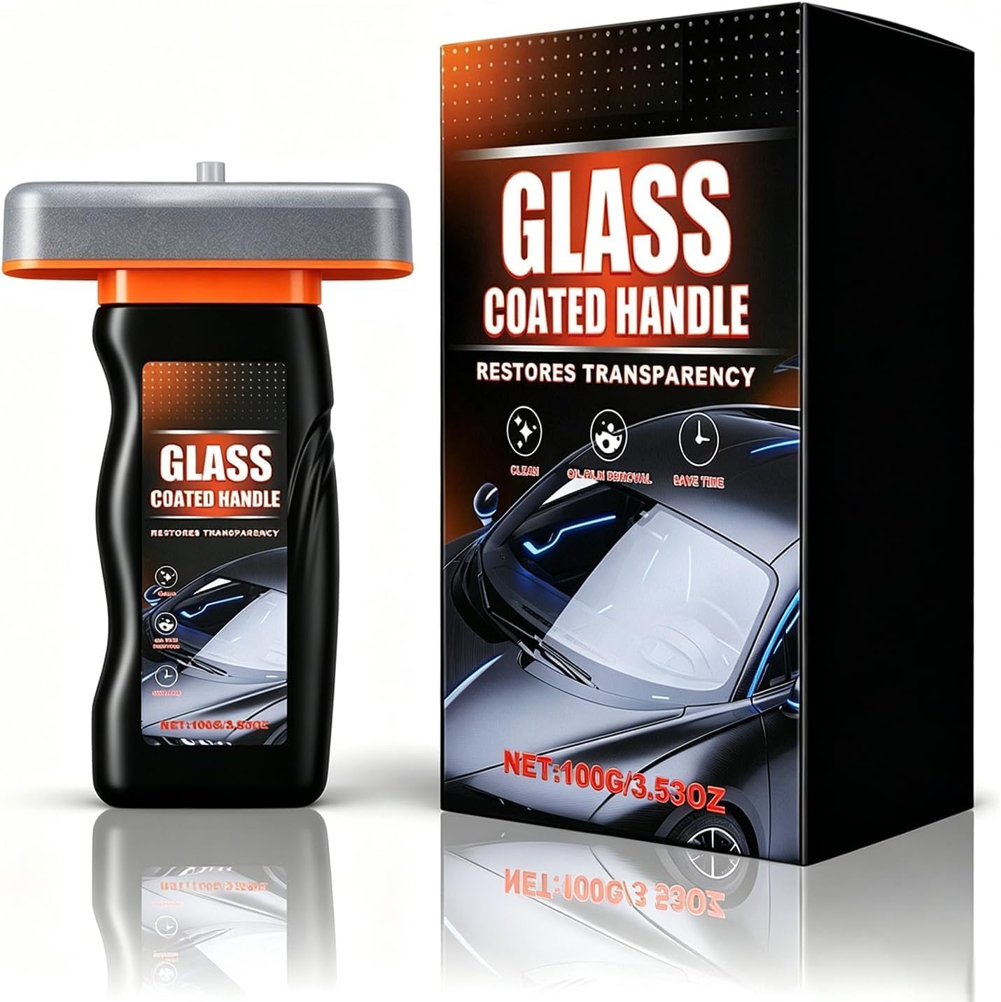Glass Anti Fog Hydrophobic Coating & Water Repellent Spray for, Mirrors, Car Windshields, Goggles, Shower Doors – Fogless, Rainproof (Glass Anti Fog Hydrophobic Coating & Water Repellent Spray)