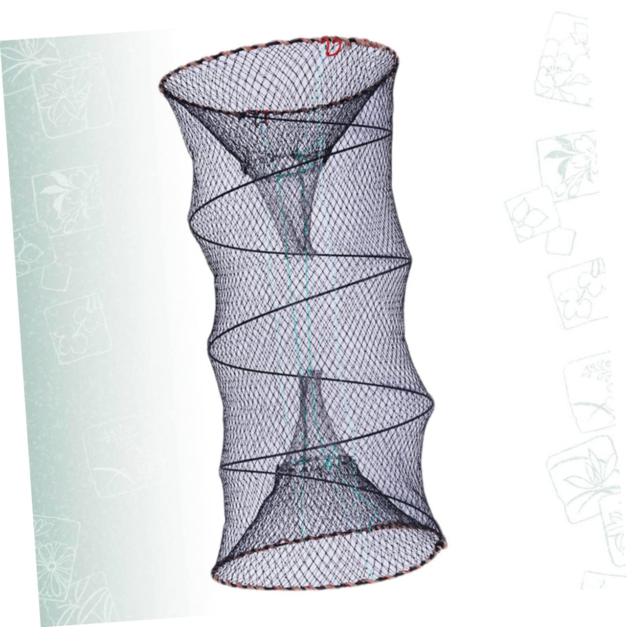 Abaodam Portable Foldable Fishing Net Mesh Trap for Crab Lobster Shrimp and Crawfish Lightweight and Compact Design for Saltwater Freshwater Fishing