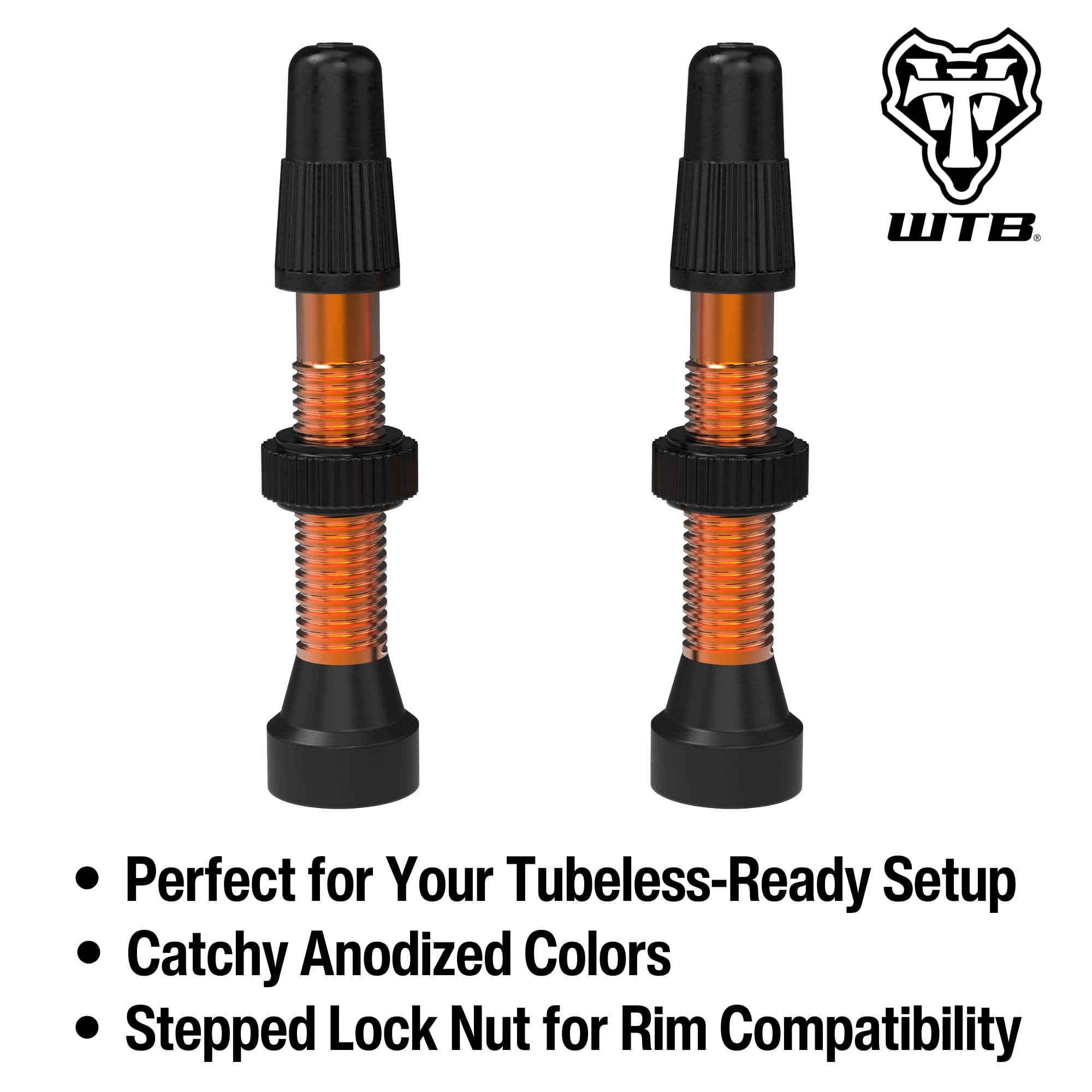 WTB Tubeless Ventilset TCS AL Orange Gr. 34mm
