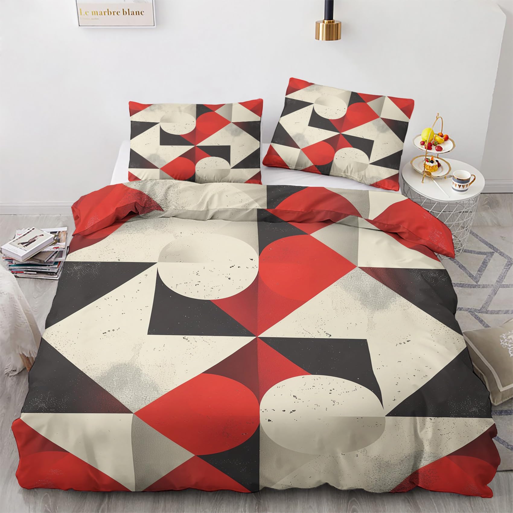 Housse couette en microfibre douce 240x260 pour en finir avec la couette qui glisse