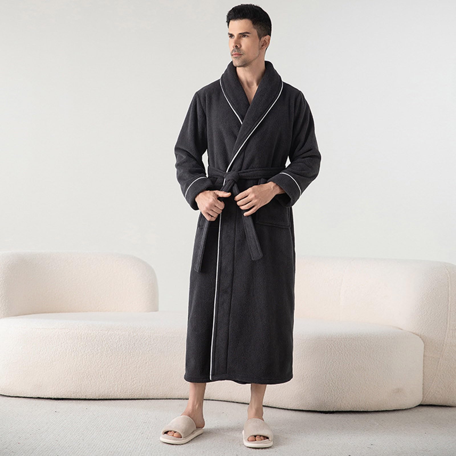 Pigiama Uomo Cotone Flanella Completo Invernale | Completo Notte Uomo Invernale, Flanella Morbida e Calda, Comfort Elevato per Casa e Relax