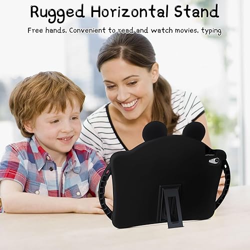 Miniatura 4 de Funda para iPad de 10.9 pulgadas para iPad de 10.9 pulgadas con protector de pantalla y correas para el hombro, asa con soporte de soporte, bonita