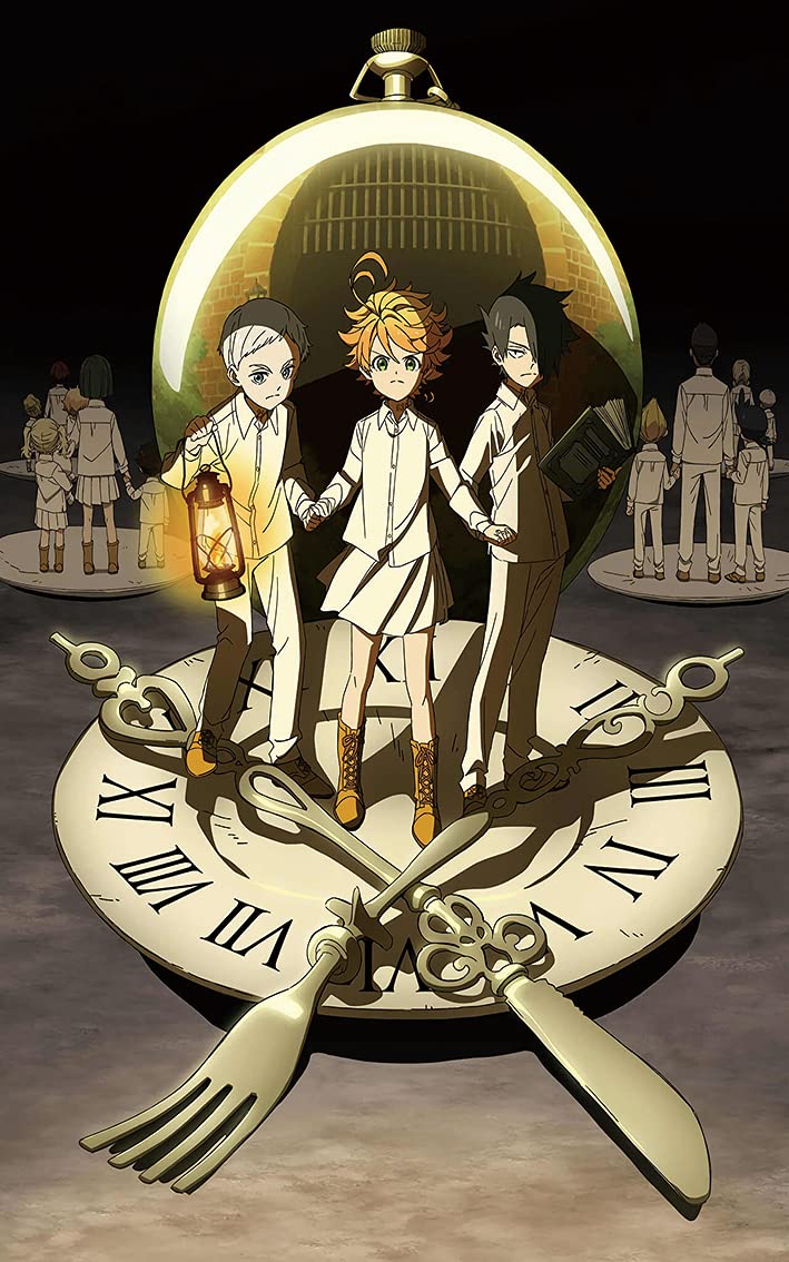 Fortiaboot The Promised Neverland - Poster print Wall 15 x 23 Inches (38 x 58 cm) (380 x 580mm) Gift Decorative Print