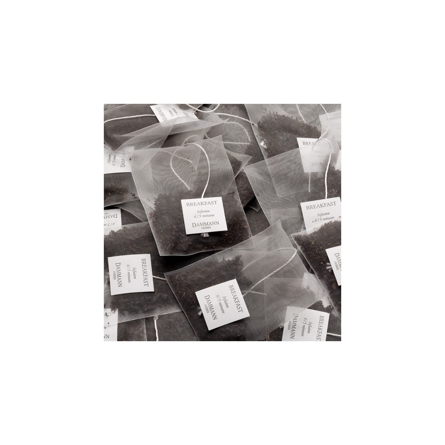 Dammann Frères | Tè Nero English Breakfast | English Breakfast Tea Bustine - 24 Bustine (48 Gram) | Tè Bustine Confezioni | Miscela Ceylon Darjeeling e Assam