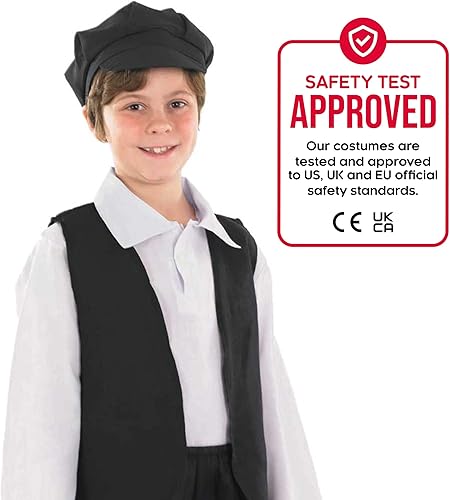 Miniatura 4 de Fun Shack Disfraz de niño victoriano, disfraz victoriano para niños, disfraz victoriano para niños, disfraz victoriano para niños