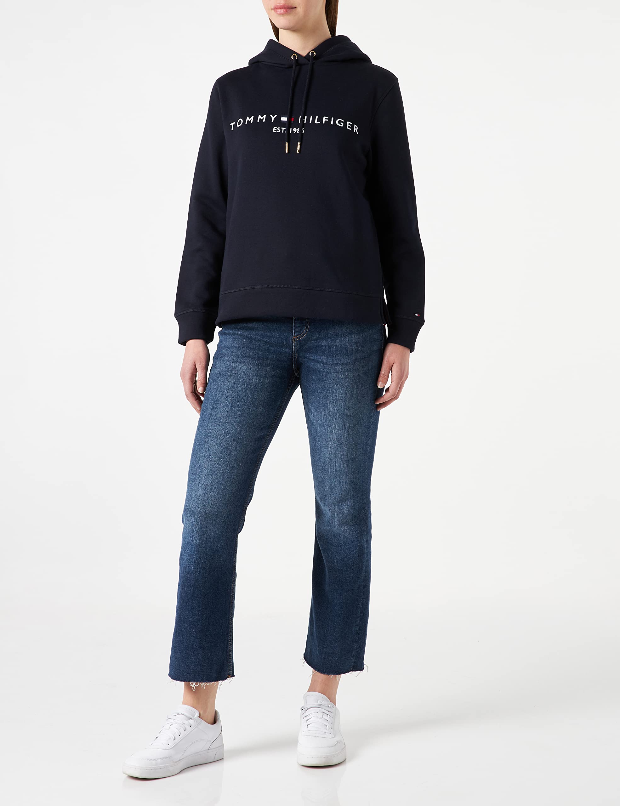 Tommy Hilfiger Damen Hoodie Heritage mit Kapuze