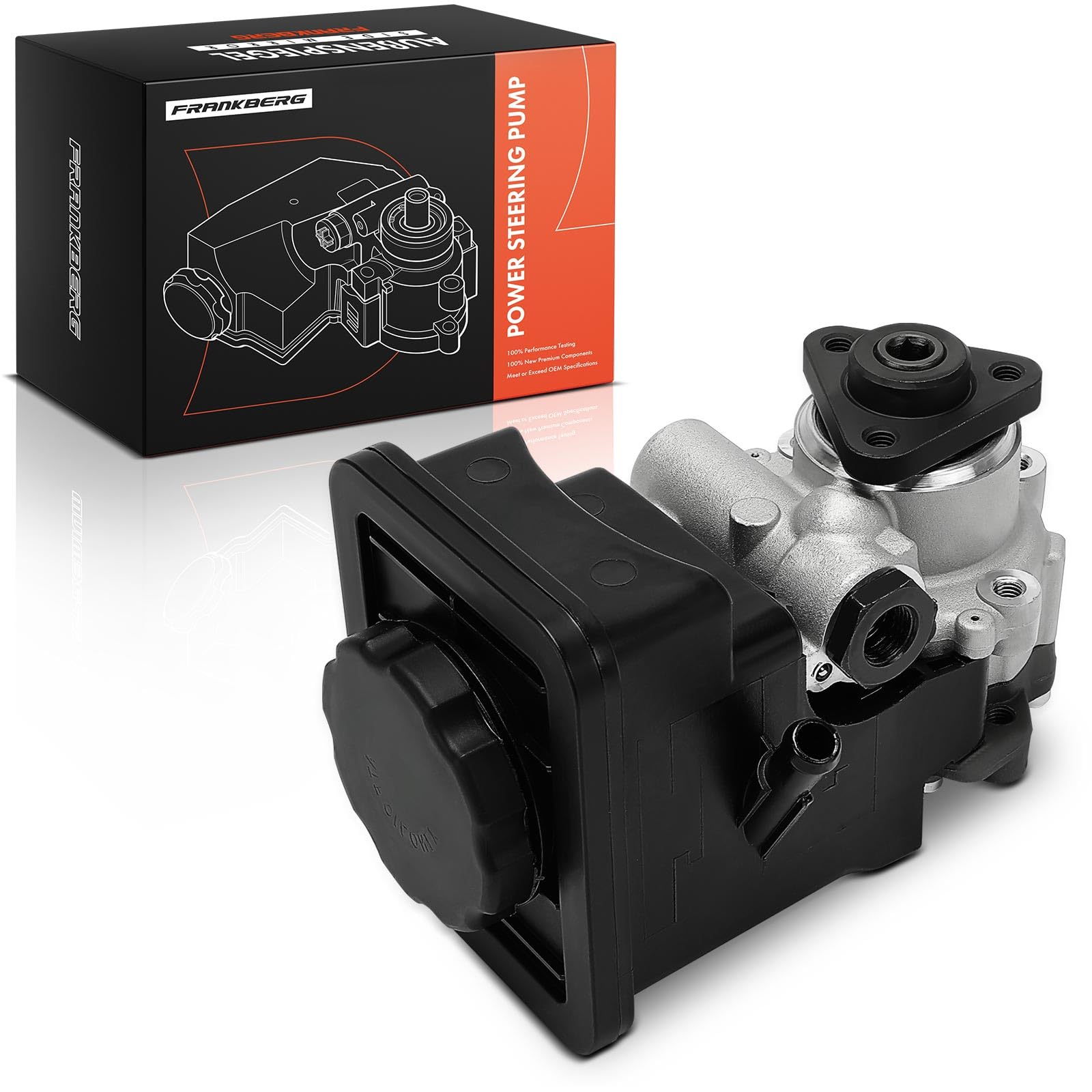 Frankberg 1x Servopumpe Kompatibel mit 5er E60 520 525 530 535 2.0L-3.0L 2002-2010 5er Touring E61 520 525 530 535 2.0L-3.0L 2004-2010 Replace# 32416760956