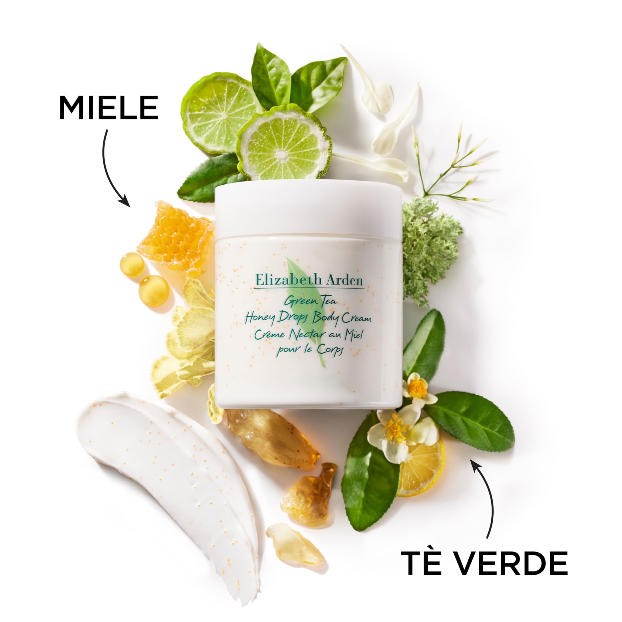 Elizabeth Arden - Green Tea Honey Drops, Crema Corpo al Tè Verde e Gocce di Miele, Rivitalizza e Idrata la Pelle, Rinfresca ed Lenisce, Rigenera Anche la Pelle Arida