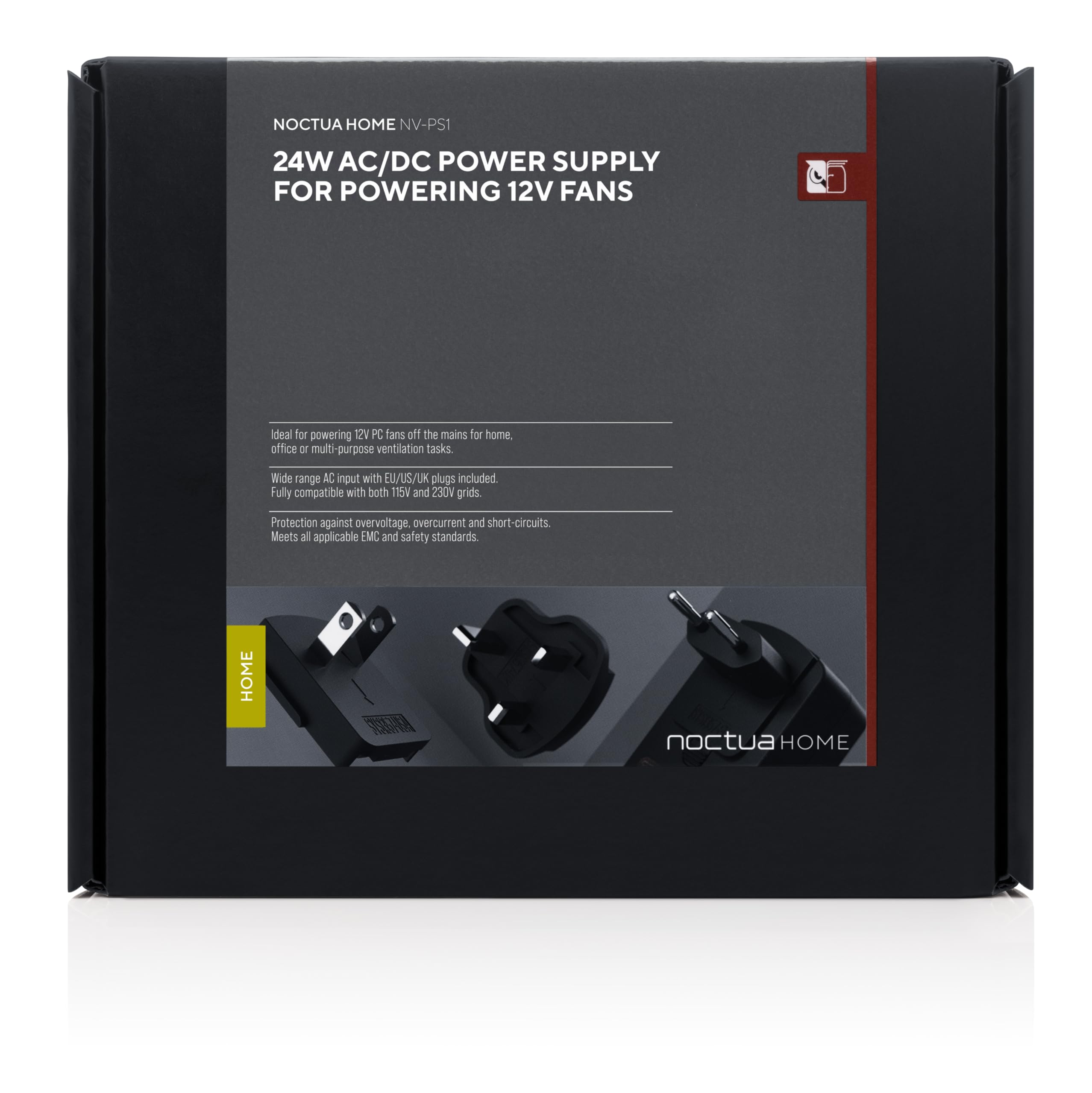 Amazon.com: Noctua NV-PS1, 24W 115/230V AC to 12V DC Switching
