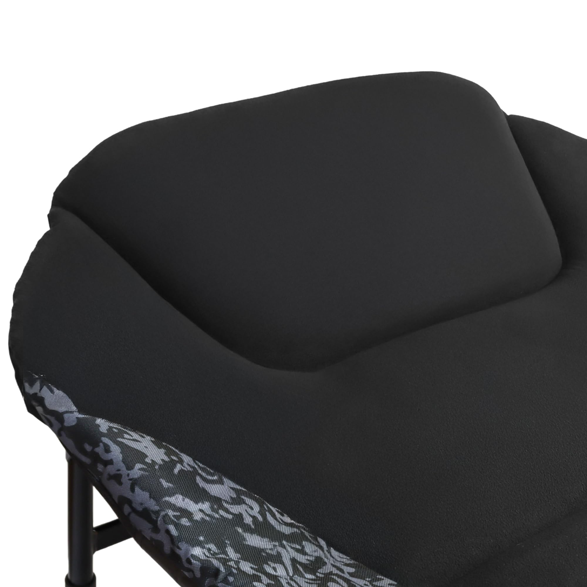 CATIX D-Camou 8-Leg Bedchair – extra Lange & breite Angelliege mit 8 verstellbaren Beinen, 150 kg Tragkraft & gepolstertem Kopfteil - Campingliege, Karpfenliege, Outdoor Liege – Black/Grey Camou