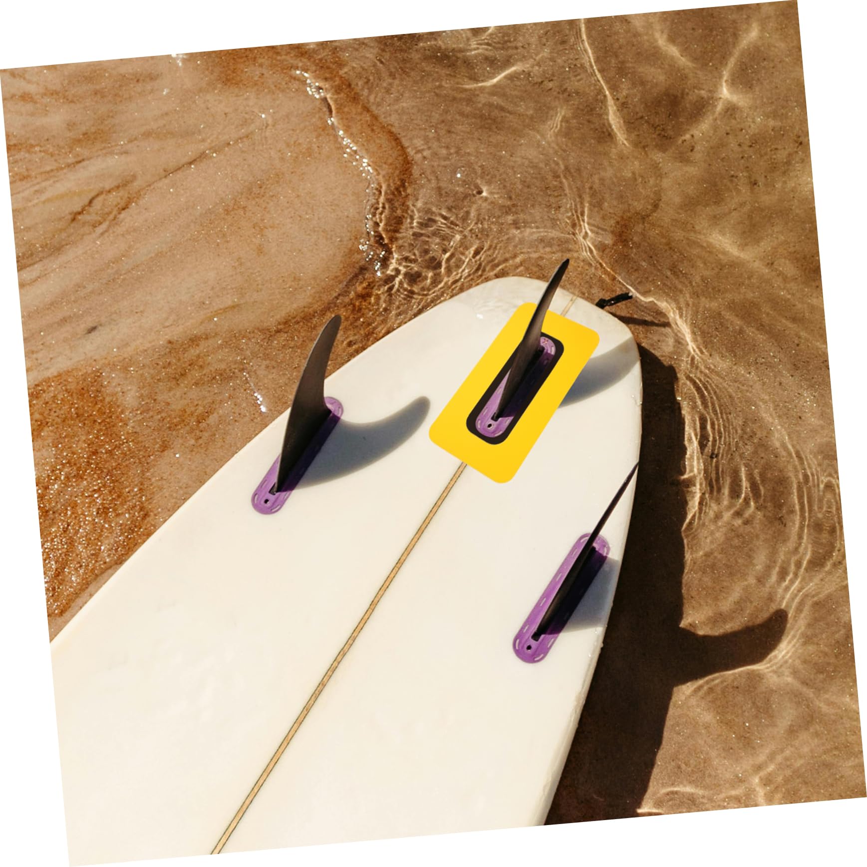 BESPORTBLE Zestaw naprawczy do deski surfingowej PVC Yellow