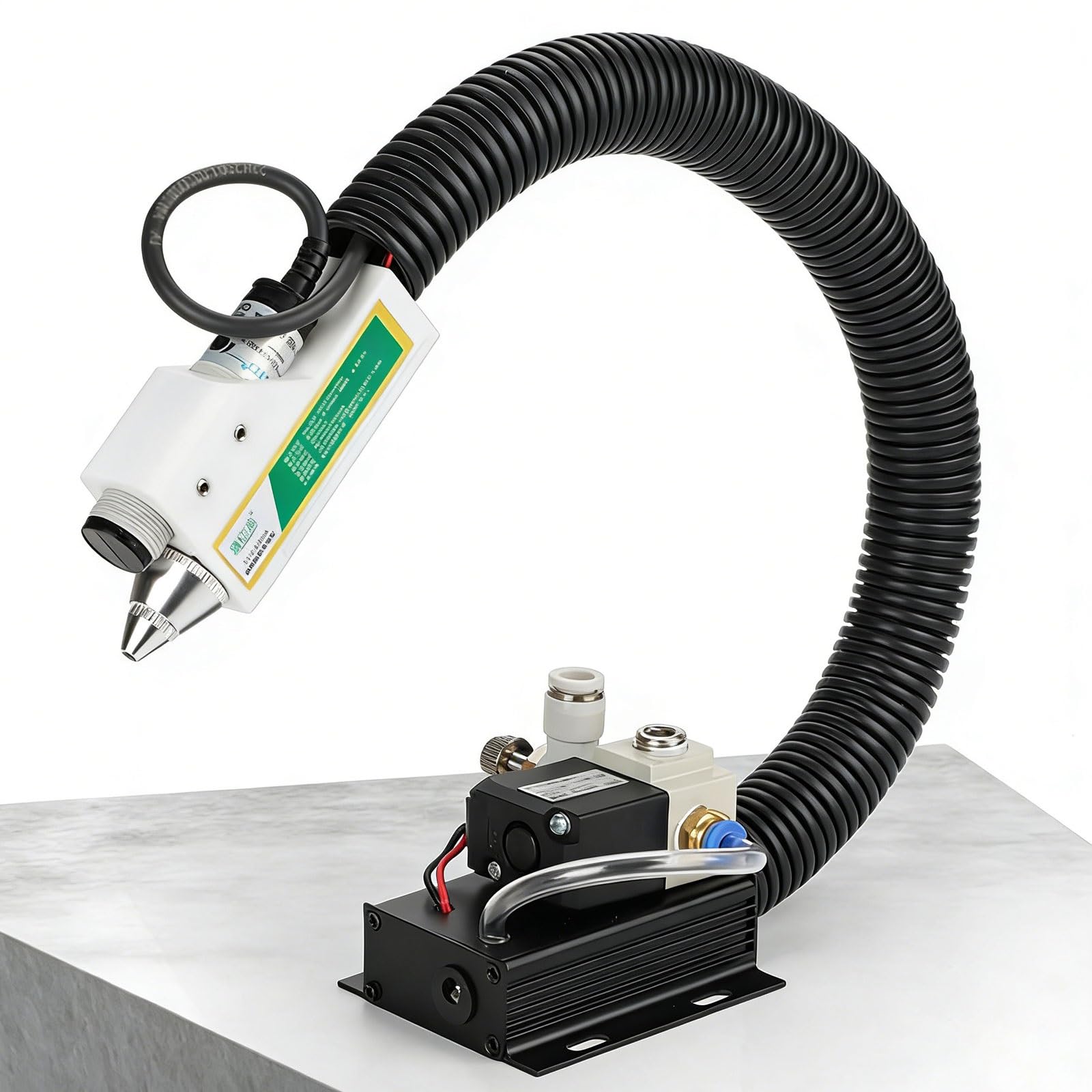 Eiwitany Industrial Anti-Static Ionizing Air Gun, Static Eliminator with Photoelectric Sensor and 8mm Air Inlet, Works with Air Compressor