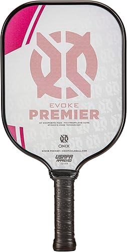 Onix Evoke Premier Professional Tournament Pickleball Paddle Composite Face Impact Paddle Shape
