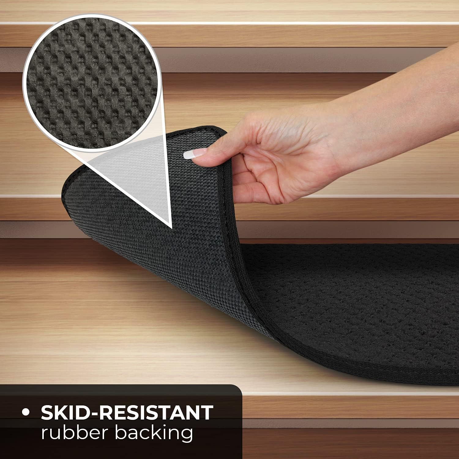 Bеѕt Cуbеr Dеаlѕ 🔥 House, Home and More Set of 15 Skid-Resistant Carpet Stair Treads - Black - 8 Inches X 27 Inches