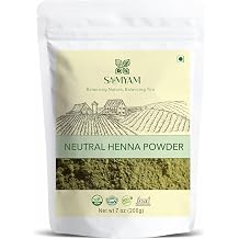SAMYAM COLORLESS Henna Powder/Cassia Henna   200-g pack of natural hair conditioner PPD and chemical free