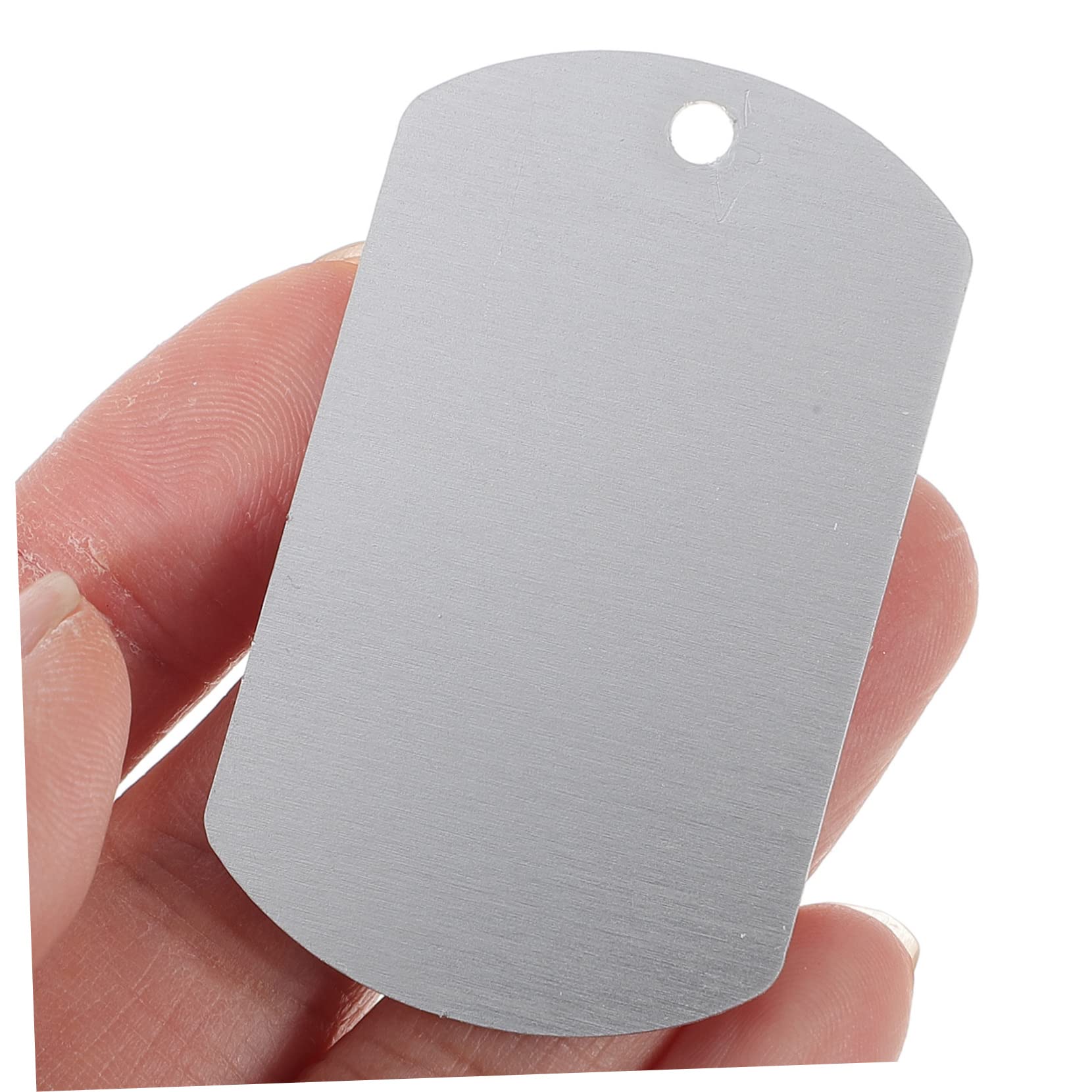 Mipcase Lot De 5 Médailles Gravées pour Animaux De Compagnie en Aluminium pour Chiens Et Chats Fabriquées À La Main 20 Pièces X 5