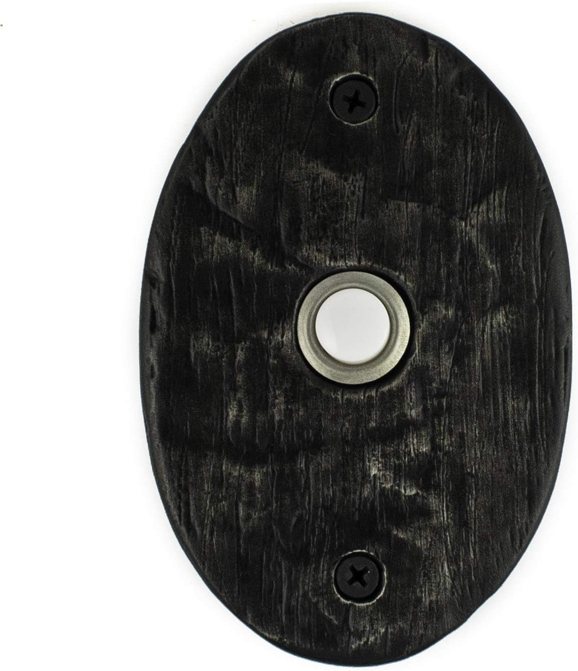 Hawk Hill Hardware BP4BI Williamsburg Door Bell, Black Iron
