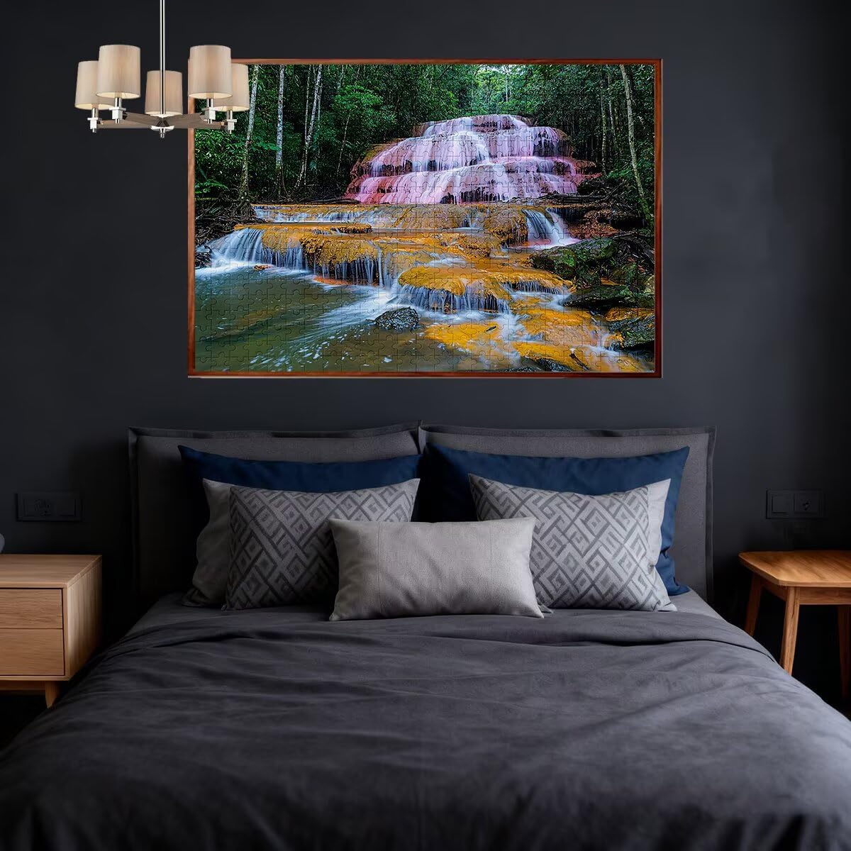 Puzzle 5000 sztuk las puzzle spadające wymiary 156x105 cm Puzzle dla dorosłych Kreatywna rozrywka, śmieszne klasyczne puzzle zabawki edukacyjne dekoracja oryginalne prezenty dla kobiet H-68