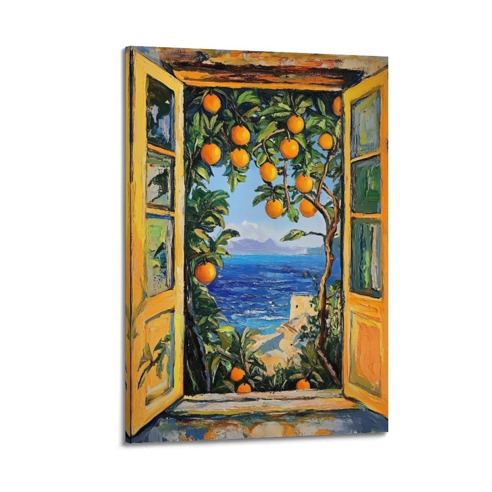 JoenTdrn Henri Matisse Aesthetic Canvas Wall Art Print Home Decor for Bedroom Living Room24x36inch(60x90cm) Frame-style