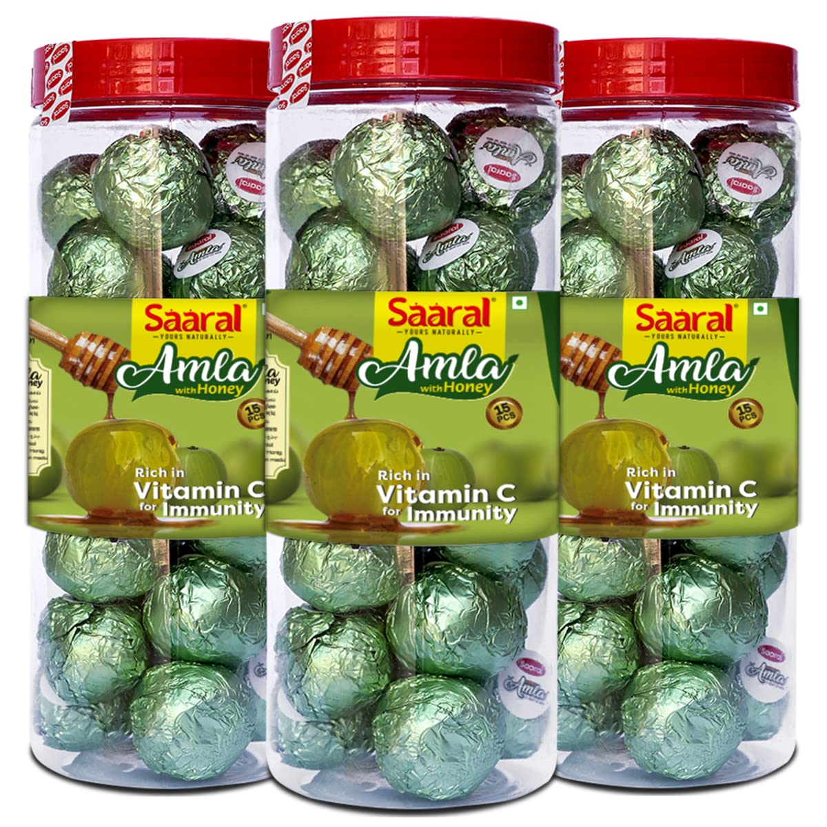 Saaral Amla With Honey/ Gooseberry Soaked In Natural Honey 15 Pcs Pet Jar (Pack of 3) (B08Y56CTJX) Amazon Price History, Amazon Price Tracker