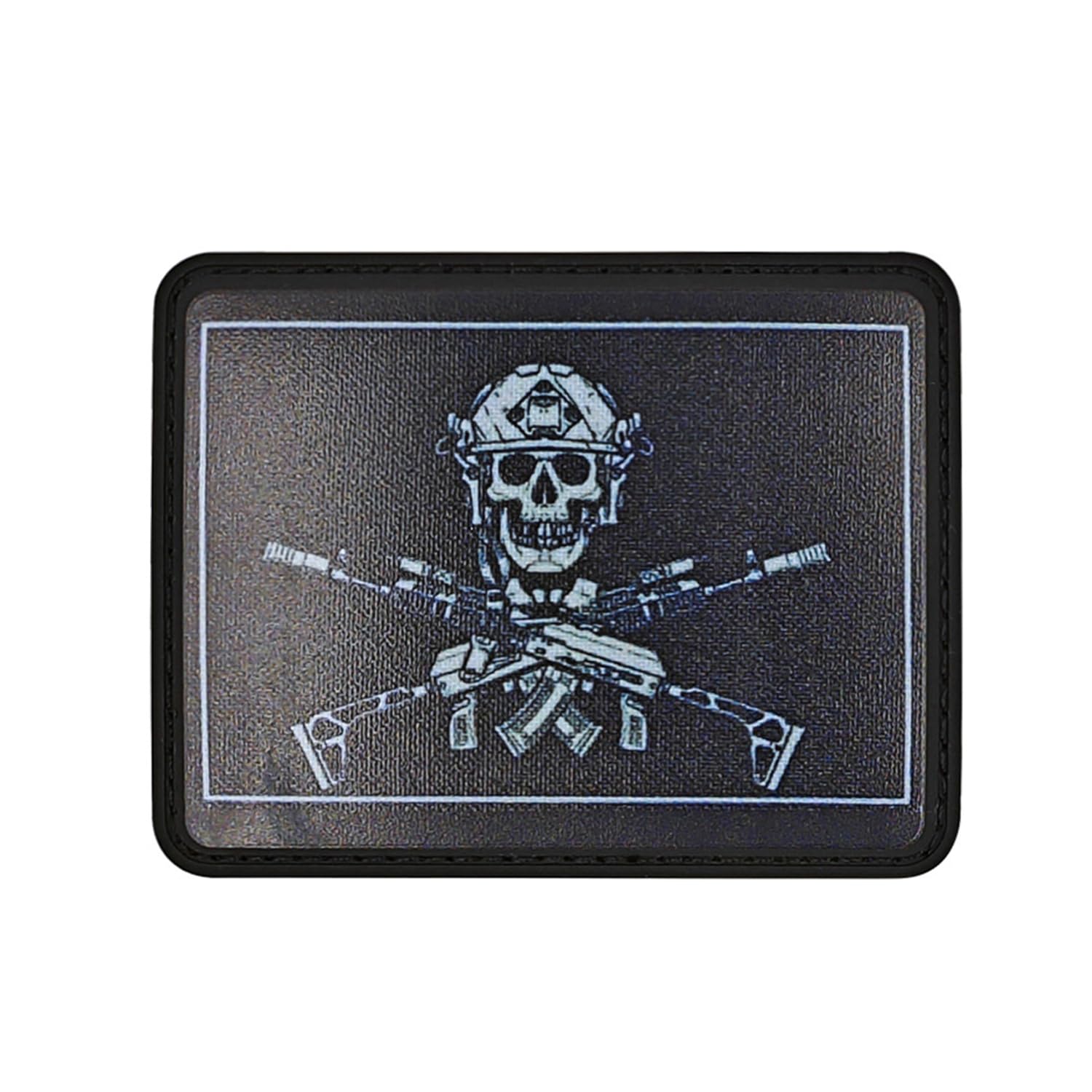 Tvsvkwe Black 1 Piece Of Skull Cloth Patch, Retro Personalized Cloth Patch, Clothing Ornaments, Can Be Used In Clothes, Backpacks, Hats.