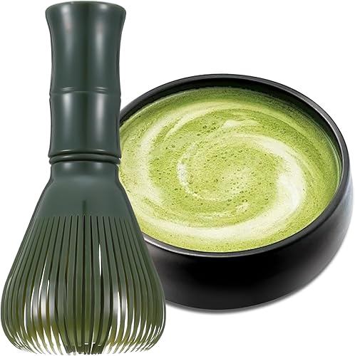 Miniatura 4 de Batidor tradicional de matcha reutilizable, batidor de matcha Chasen, apto para lavavajillas, agitador, cepillo mezclador, auténtico japonés para