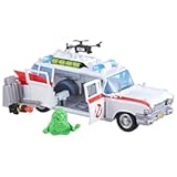 Track & Trap Ecto-1 Toy Vehicle with Fright Features Ecto-Stretch Tech Slimer Accessory&comma; Compatible with 5-Inch Toys&comma; 4&plus;