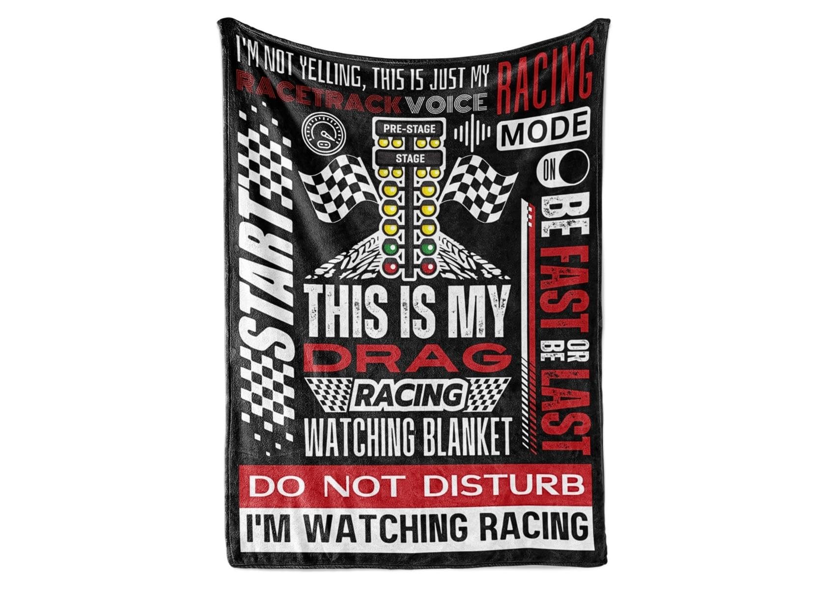 Amazon.com: Huglanket Drag Racing Gifts Blanket, Car Guy Flannel Throw ...