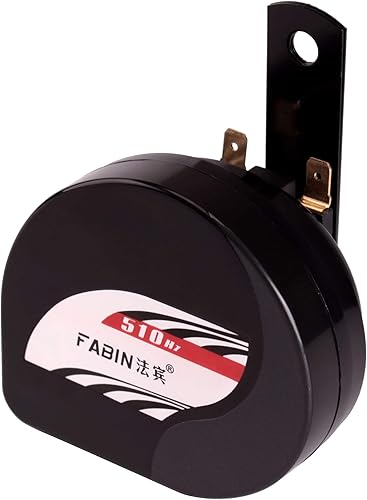 Vista 21 de FARBIN Bocinas compactas impermeables de 12 V para automóvil, bocina eléctrica fuerte universal para cualquier vehículo de 12 V Cuerno de caracol