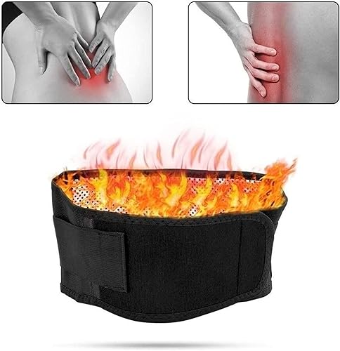 Miniatura 2 de Soporte de espalda baja con placa de acero para aliviar el dolor, elasticidad ajustable, cinturón de apoyo lumbar, hombres y mujeres, levantamiento