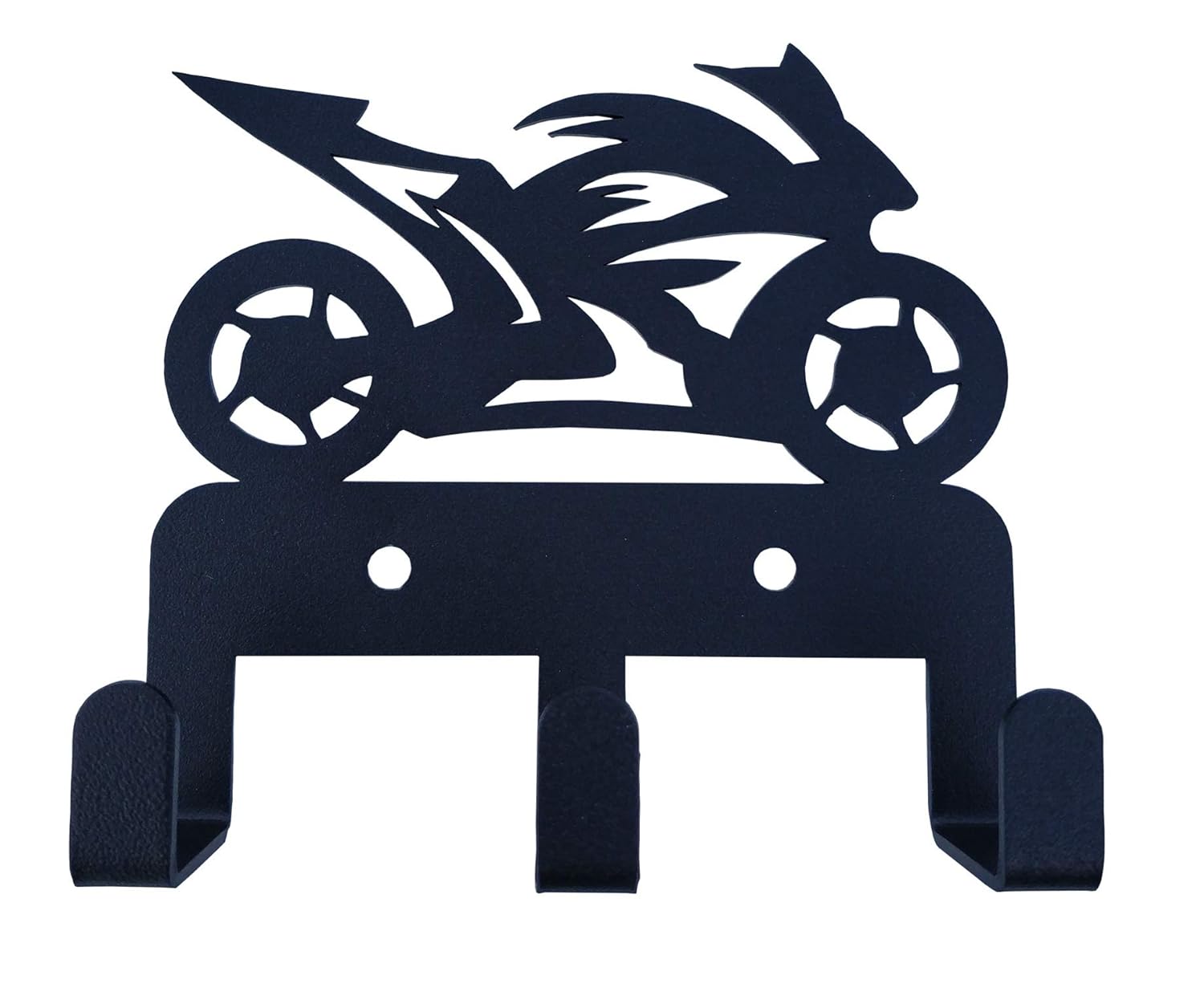 HeavenlyKraft Sports Bike Wall Mounted Steel Key Holder with 3 Hooks ...