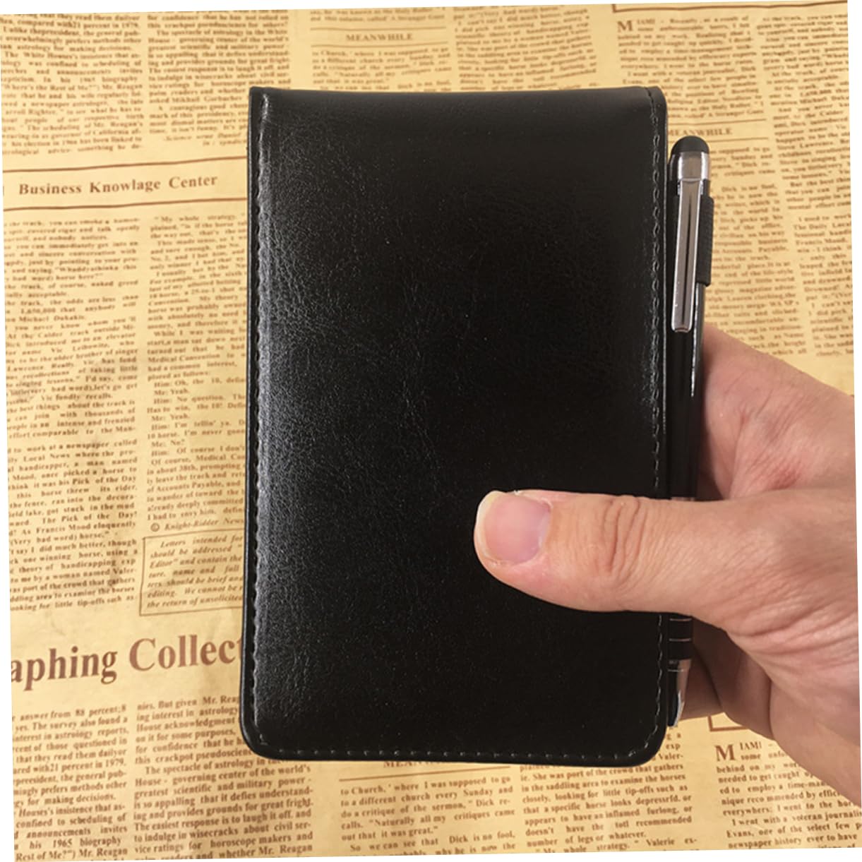HOMSFOU 6stücke Lined Notepads Business Notebooks Pu Tragbare Notizblöcke Für Studenten Lehrer Und Dekorative Notizbücher