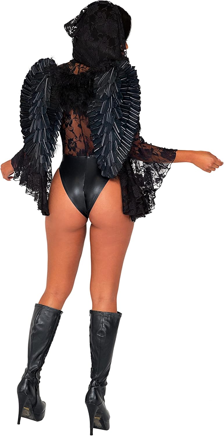 Miniatura 3 de Roma Costume 1 pieza Dark Angels Lust, negro, talla M para mujer, Negro, M