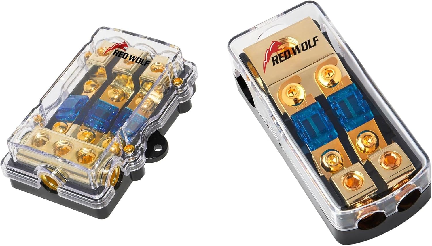 0/2/4 Awg Gauge Power Distribution Block 1/0 Gauge In To 4 4/8 Gauge - Foto 6