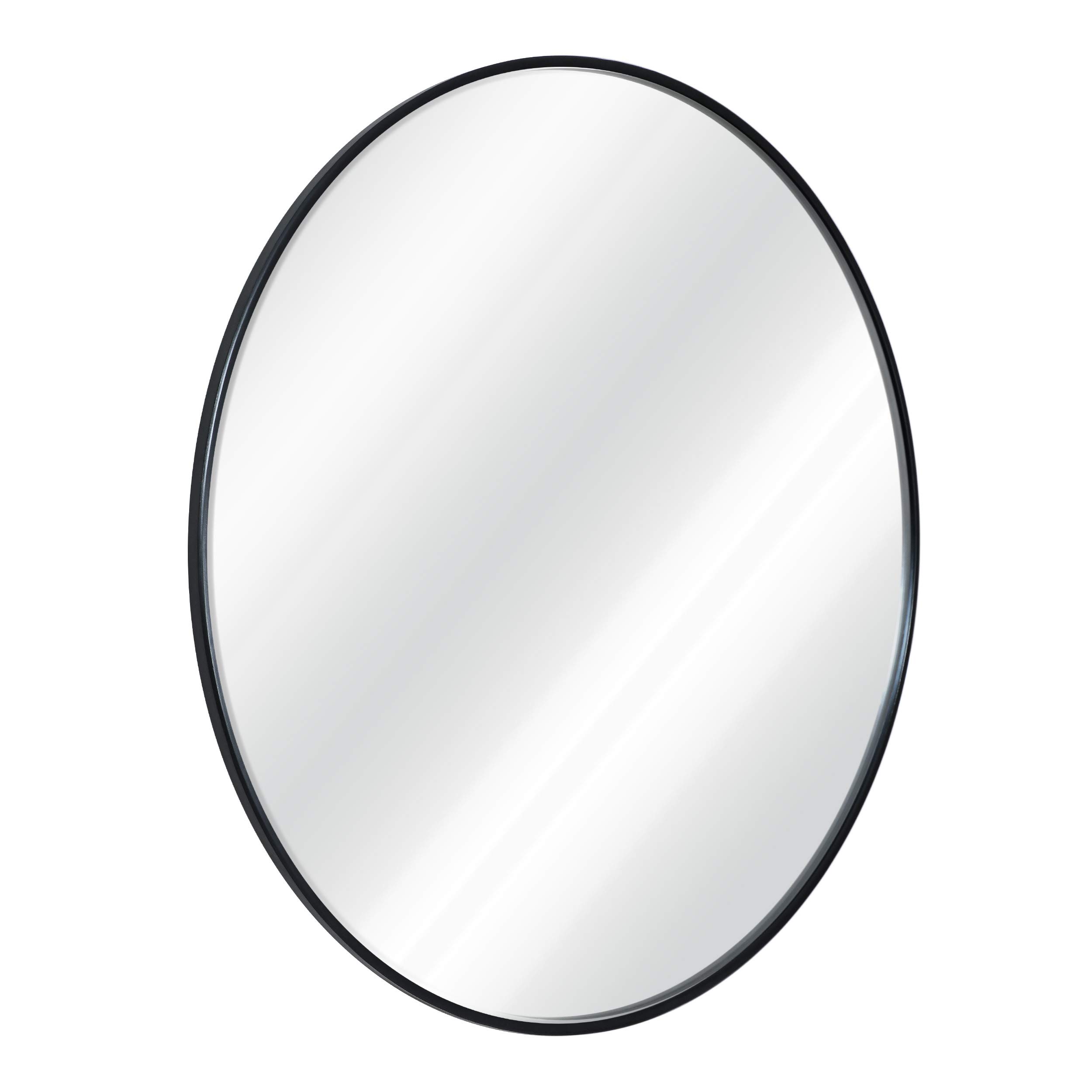Buy Black Circle Wall Mirror 36 Inch Round Wall Mirror for Entryways