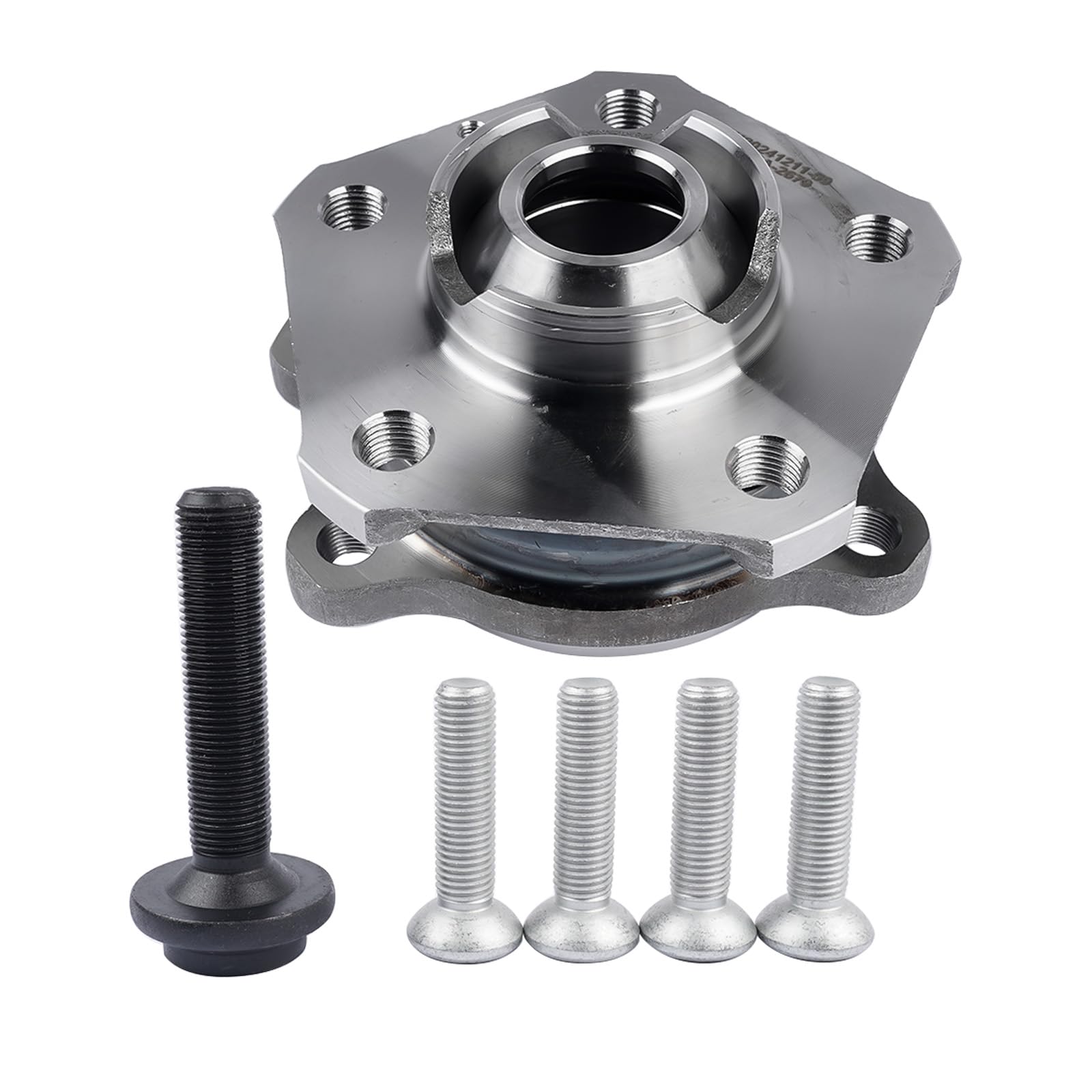 Mozzo ruota + set di cuscinetti ruota compatibile con A4 A5 A6 A7 A8 Q5 Q7 RS5 S4 S5 S6 S7 S8 2016-2022 4M0498625A 4M0498625B
