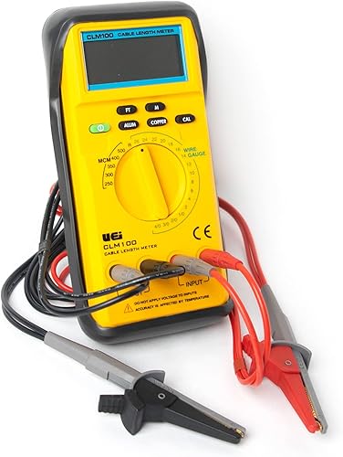 Miniatura 3 de UEI CLM100 Medidor de longitud de cable eléctrico digital, medidor de longitud de cable que mide resistencia Ohm 65Ω, 30,000 pies, alambre de cobre