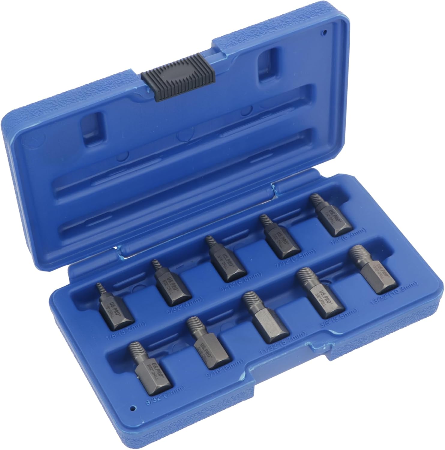 1/2" Screw Stud Extractor Remover Set Reverse Thread Easy Out 3-11mm 10pc AT077