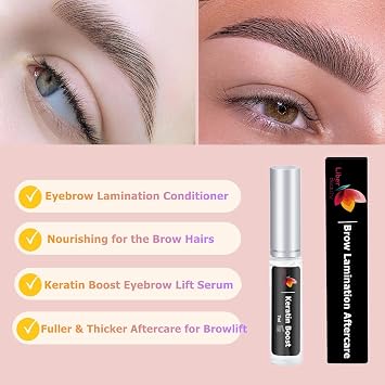 Brow Lamination Aftercare Lash Lift Nutrition Care Treat Burning Eyebrow Save Messy Lash Eyebrow Lamination Conditioner Moisturizing the Brow hairs,Fuller Thicker Aftercare for Lash Brow PermLift/Wax