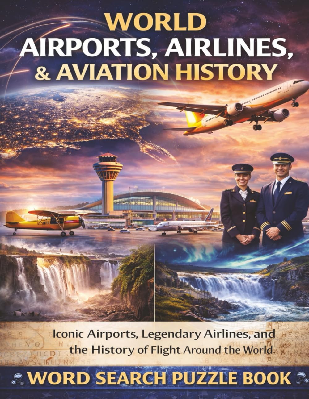 World Airports, Airlines, & Aviation History: Iconic Airports, Legendary Airlines, and the History of Flight Around the World. A Word Search Puzzle Book (Travel & Discovery)