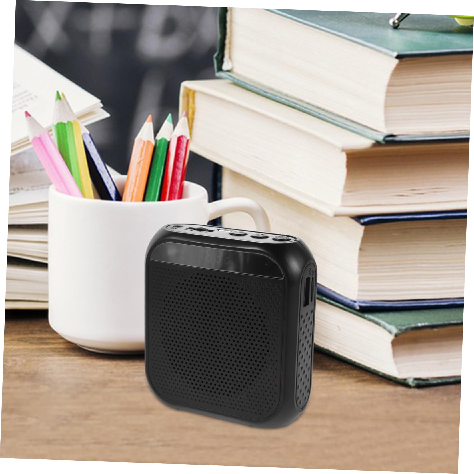 YARNOW Amplificador de Voz Portátil Sonido Claro para Profesores, Micrófono de Aula, 5w, 8 Horas Ligero, para Presentaciones y Guía Turística