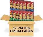 RITZ Snackwiches, 32 Individually Wrapped Snack Packs, Variety, Crackers, 2 Cheese flavoured 304 g, 2 Real Peanut Butter 312 g, School, Family, 1.23 kg