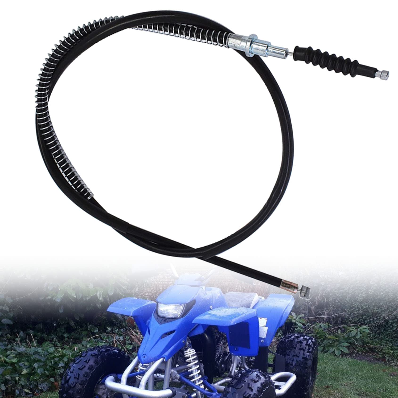 Atv Clutch Cable Black Vinyl Clutch Cable Replacement For Yamaha YFS200 Blaster 1988-2006 Models - 05-0119 Yamaha Blaster Clutch Cable - Foto 8