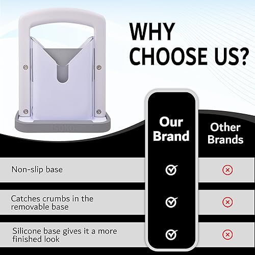 Miniatura 2 de ISOKO Bagel Guillotina Cortadora (Blanco)